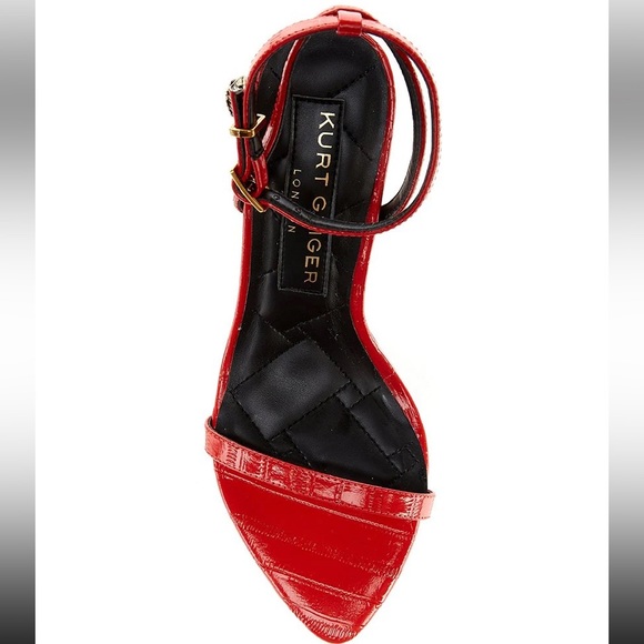 Kurt Geiger London
Shoreditch Crocodile Embossed Leather Dress Sandals - Picture 8 of 14